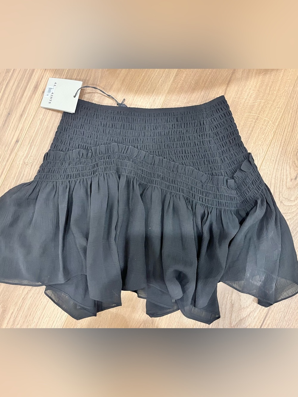 All Saints Pamela Asymmetric Skirt - Picture 5 of 6